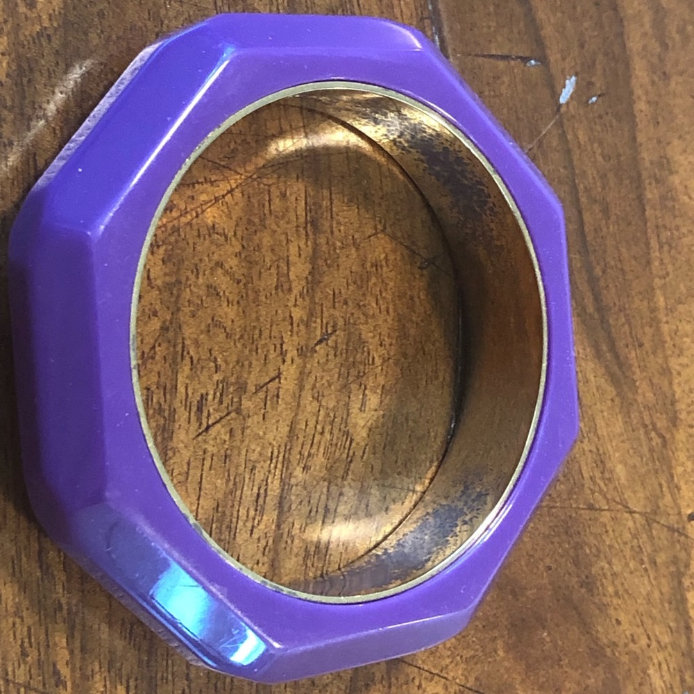 Kate Spade New York purple bangle bracelet